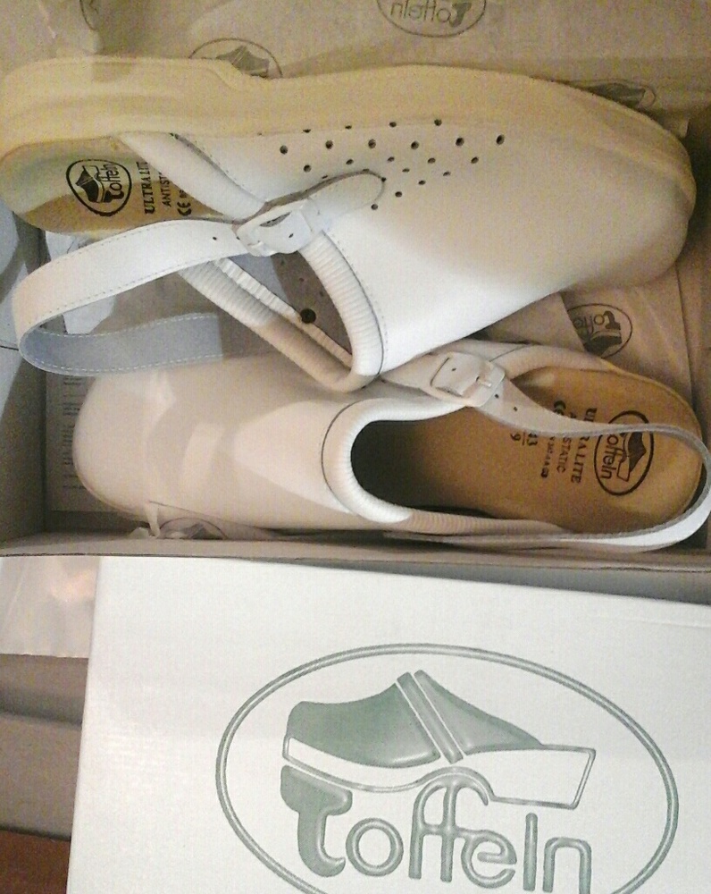 Toffeln white occupational shoes unisex nurse etc